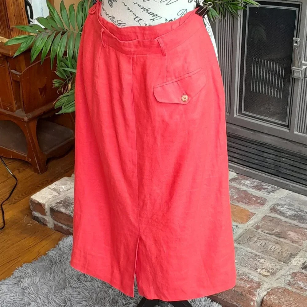 Vintage Jarrod's Linen Skirt - Picture 3 of 6